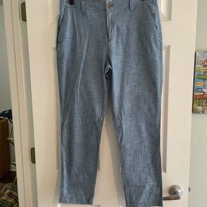 Gap Girlfriend Khakis - Like New Size 8 Chambray